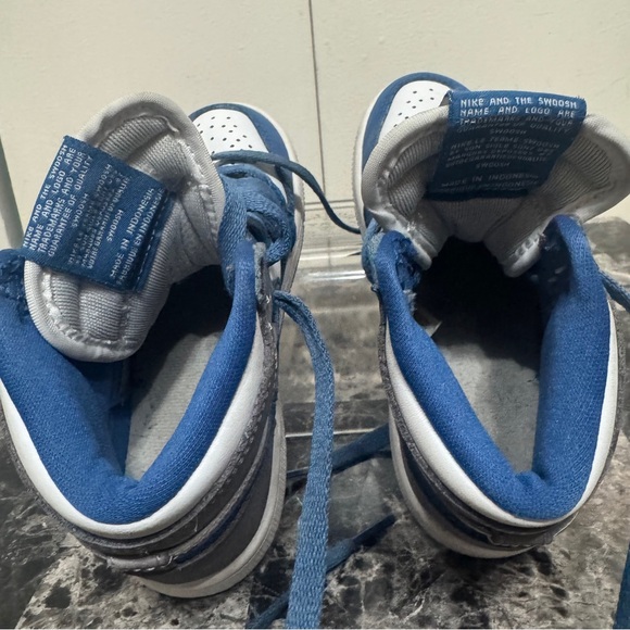 Nike Jordan 1 Retro High OG True Blue Shoes Boys 11 C FD1437-410 Sneakers Kids - Picture 6 of 15